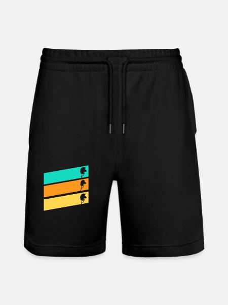 Steckenpferd Hobby Horsing - Stanley/Stella Unisex Bio Joggingshorts Trainer - Schwarz