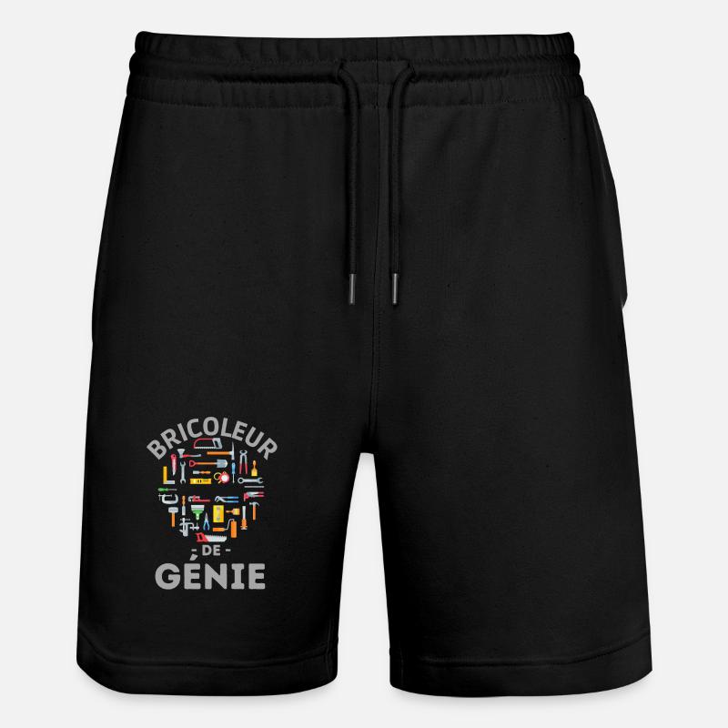 Bricoleur de génie - Short de jogging bio TRAINER Stanley/Stella unisexe - noir