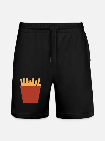 sac de frites Français - Short de jogging bio TRAINER Stanley/Stella unisexe - noir