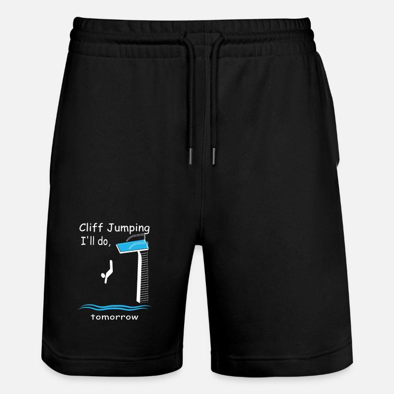 Klippenspringer - Stanley/Stella Unisex Bio Joggingshorts Trainer  - Schwarz