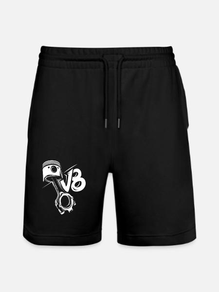 Zuiger V8 Graffiti Motor musclecars groot blok Logo - Stanley/Stella uniseks bio-joggingshorts Mover  - zwart