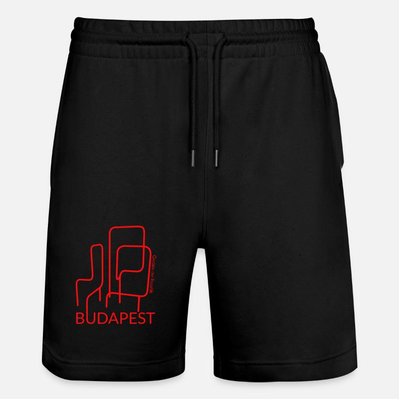 Budapest Jungle Gym - Short de jogging bio TRAINER Stanley/Stella unisexe - noir