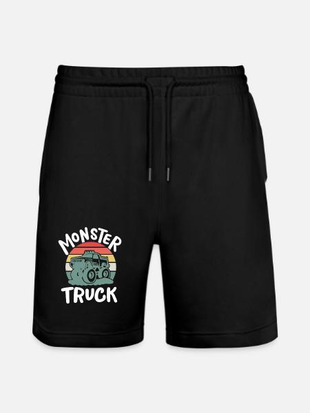 Monster Truck - Stanley/Stella Unisex Bio Joggingshorts Trainer - Schwarz