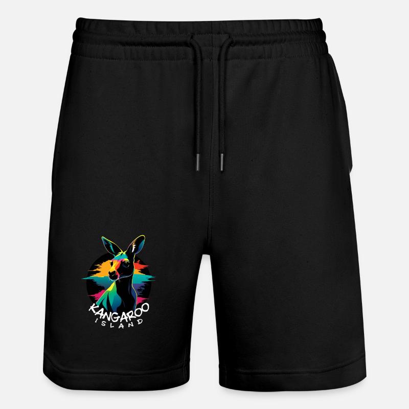 Kangaroo Island - Short de jogging bio TRAINER Stanley/Stella unisexe - noir