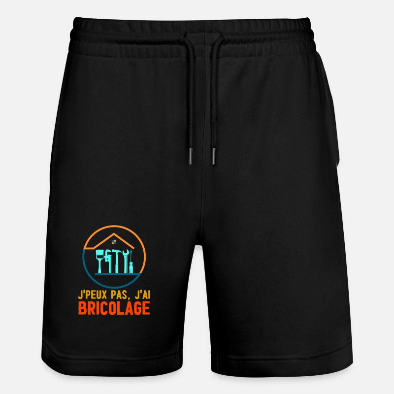 Jpeux pas jai bricolage tee - Short de jogging bio TRAINER Stanley/Stella unisexe - noir