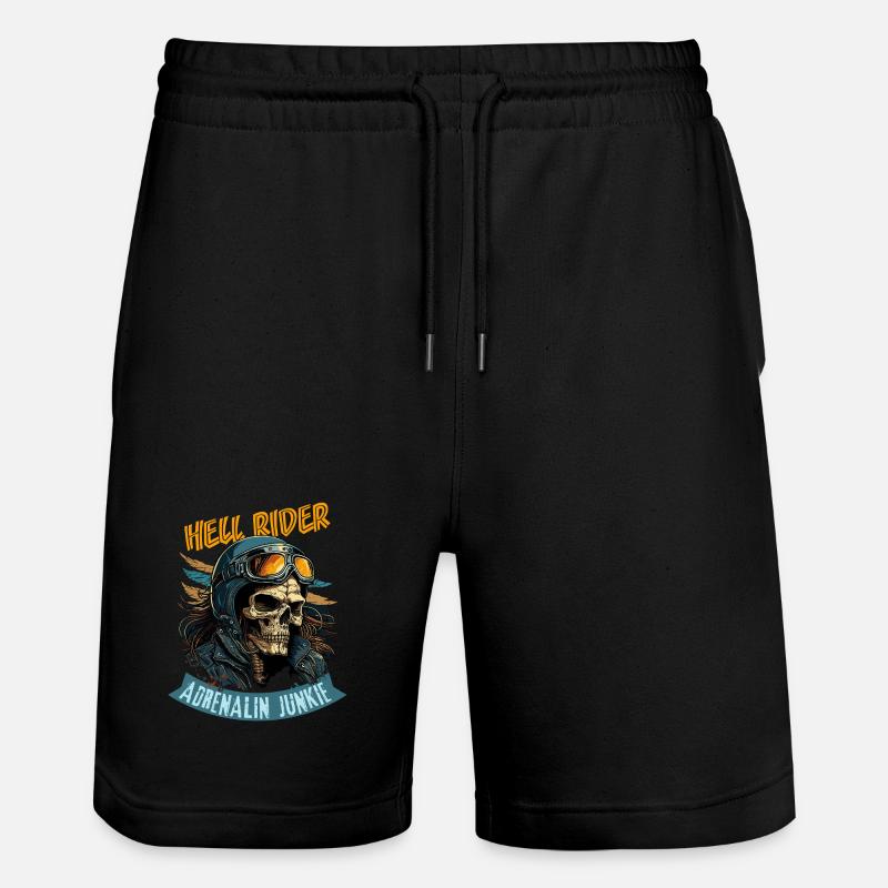 Hell Rider - Accro à l’adrénaline - Short de jogging bio TRAINER Stanley/Stella unisexe - noir