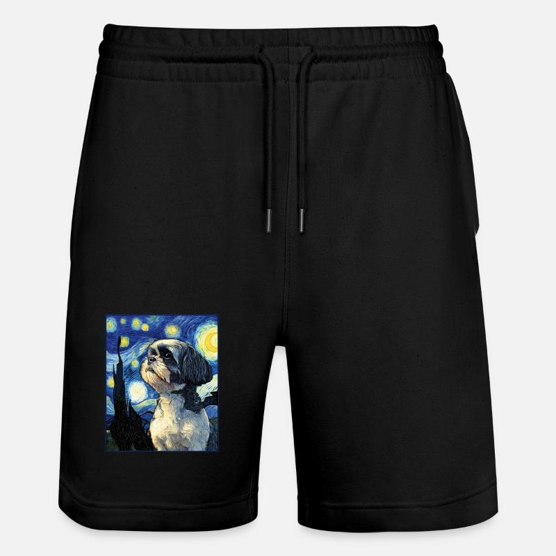Shih Tzu - Short de jogging bio TRAINER Stanley/Stella unisexe - noir
