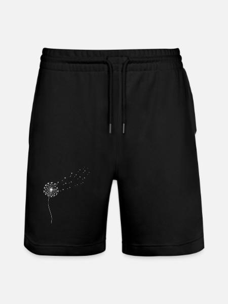Pissenlit - Short de jogging bio TRAINER Stanley/Stella unisexe - noir