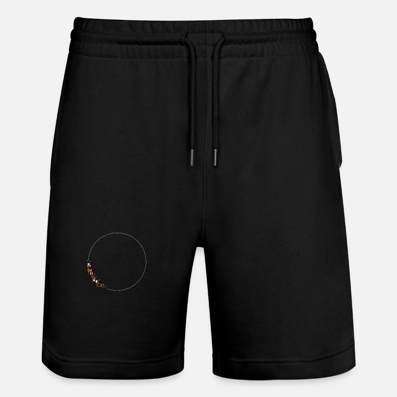 Weihnachten - Stanley/Stella Unisex Bio Joggingshorts Trainer  - Schwarz