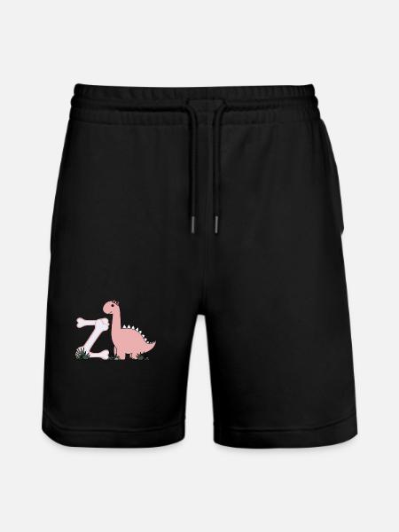 Buchstabe Z - Stanley/Stella Unisex Bio Joggingshorts Trainer - Schwarz