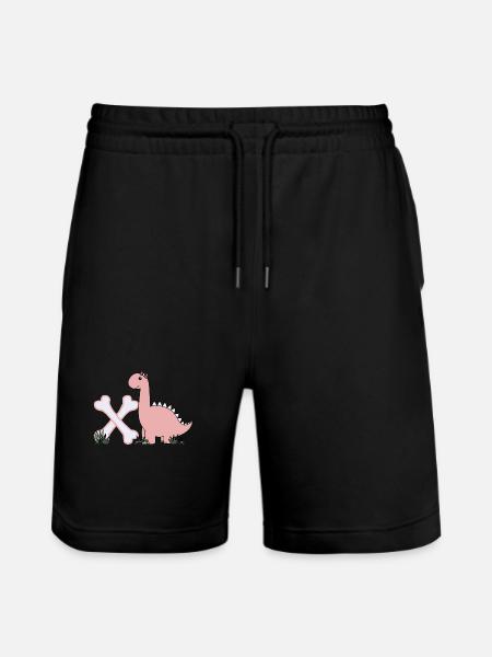 Letter X - Stanley/Stella Trainer Unisex Organic Jogging Shorts - black