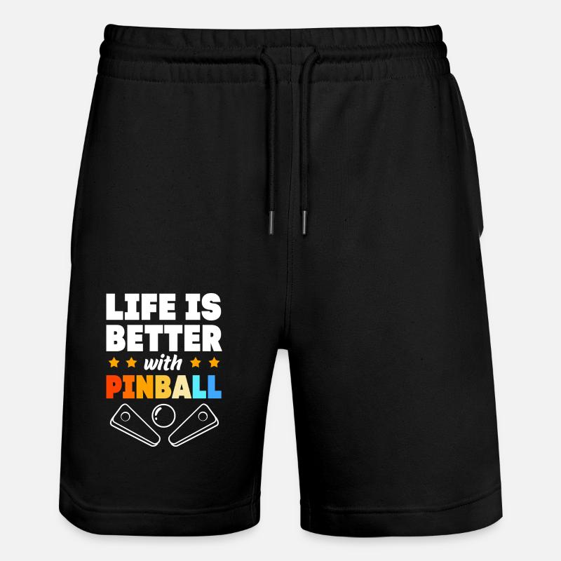Flipper Pinball - Stanley/Stella Unisex Bio Joggingshorts Trainer  - Schwarz