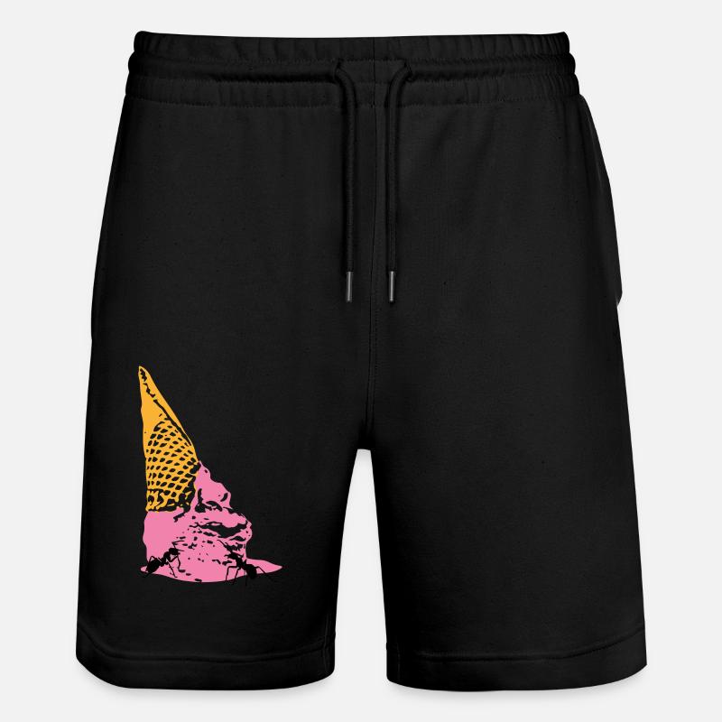 Crème glacée aux fourmis - Short de jogging bio TRAINER Stanley/Stella unisexe - noir
