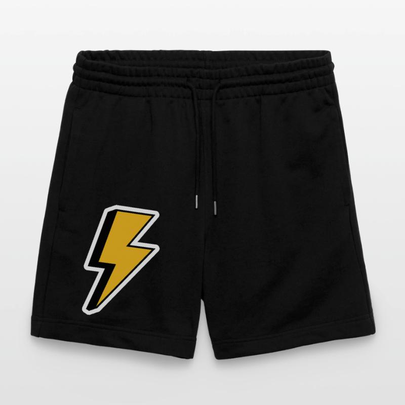 Retro Lightning Stanley/Stella Trainer Unisex Organic Jogging Shorts