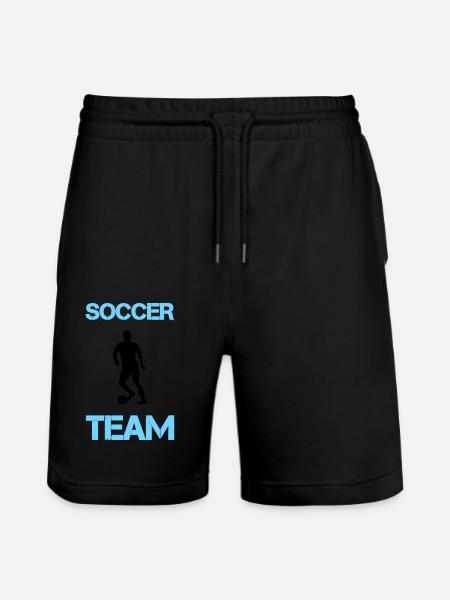 Soccer Player Team - Stanley/Stella Trainer Unisex Organic Jogging Shorts - black