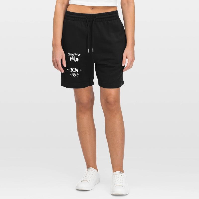 Ma wird bald Mutter 2024 Mutter schwanger Kinder Mutter Stanley/Stella Unisex Bio Joggingshorts Trainer 