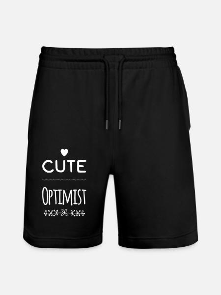 Dictons de bébé - BÉBÉ - Short de jogging bio TRAINER Stanley/Stella unisexe - noir