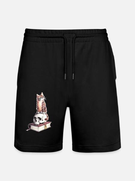 Trugschluss - Stanley/Stella Unisex Bio Joggingshorts Trainer  - Schwarz