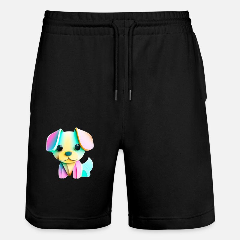 Chiot - Short de jogging bio TRAINER Stanley/Stella unisexe - noir
