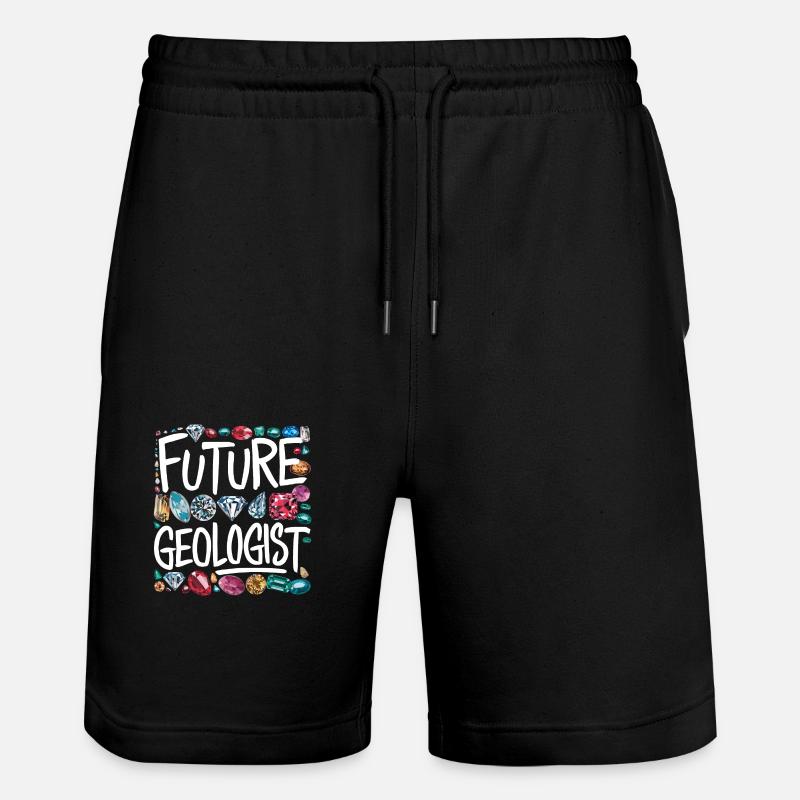 Carrière de futur géologue - Short de jogging bio TRAINER Stanley/Stella unisexe - noir