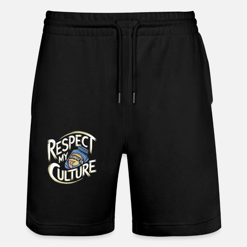 Show probiotic passion - Stanley/Stella Trainer Unisex Organic Jogging Shorts - black