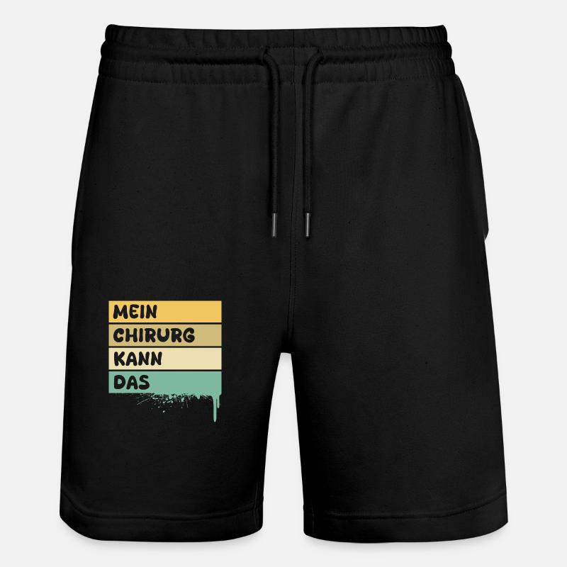 Profession Chirurgien - Short de jogging bio TRAINER Stanley/Stella unisexe - noir