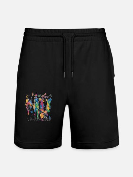 modern jazz music artists - Stanley/Stella Trainer Unisex Organic Jogging Shorts - black
