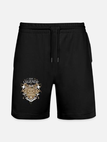 A legend retires - Stanley/Stella Trainer Unisex Organic Jogging Shorts - black