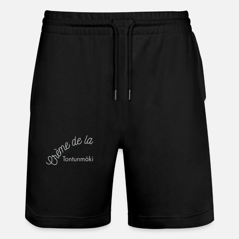 Crème de la Tontunmäki - Short de jogging bio TRAINER Stanley/Stella unisexe - noir