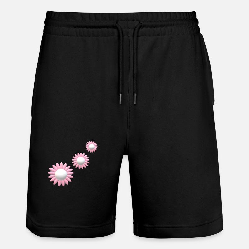 Fleur... - Short de jogging bio TRAINER Stanley/Stella unisexe - noir