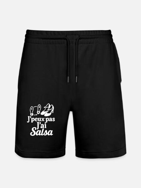 J’peux pas j’ai Salsa - Short de jogging bio TRAINER Stanley/Stella unisexe - noir