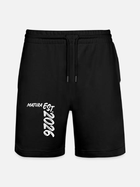 Matura Est 2026 - Stanley/Stella Trainer Unisex Organic Jogging Shorts - black