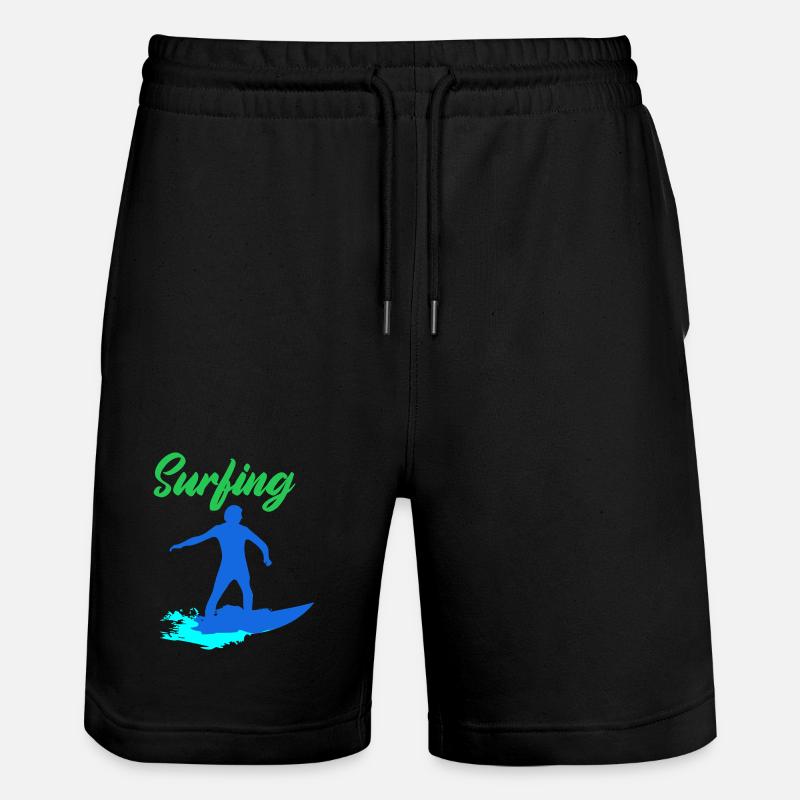 Surfeur - Short de jogging bio TRAINER Stanley/Stella unisexe - noir
