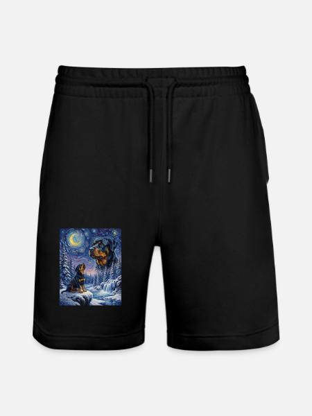 Hurler vers la Lune Affenpinscher - Short de jogging bio TRAINER Stanley/Stella unisexe - noir