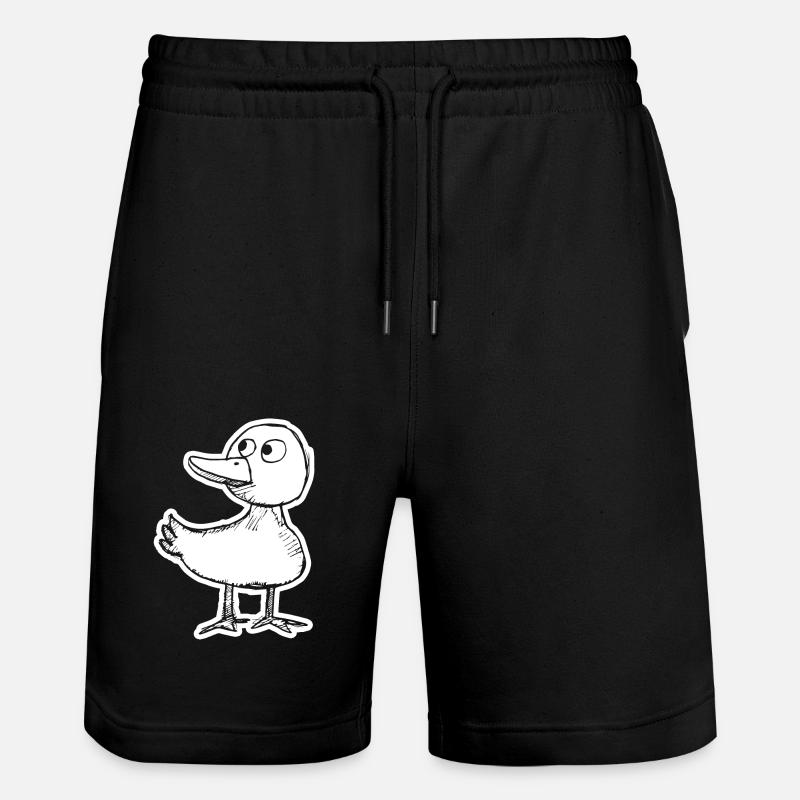 Canards - Short de jogging bio TRAINER Stanley/Stella unisexe - noir