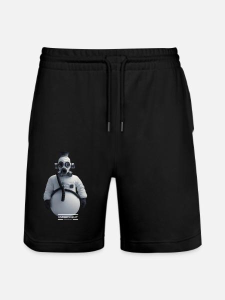 Schneemann - Stanley/Stella Unisex Bio Joggingshorts Trainer - Schwarz