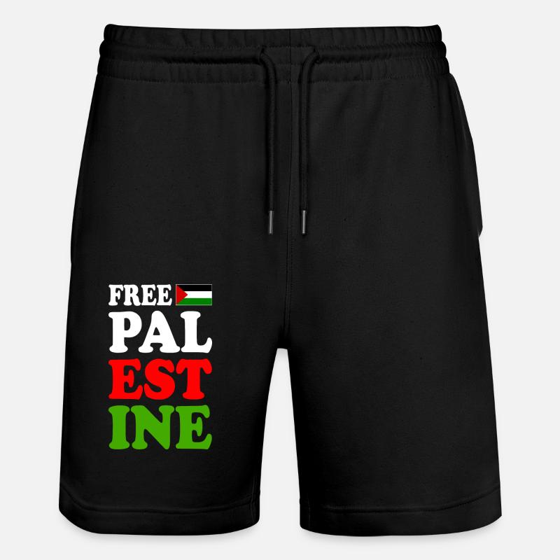 Free palestine - Short de jogging bio TRAINER Stanley/Stella unisexe - noir