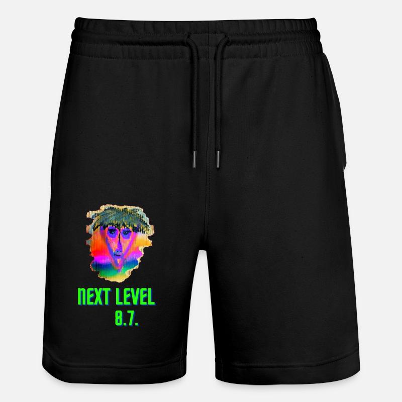 nextlevel 8.7. JaMan - Stanley/Stella Unisex Bio Joggingshorts Trainer  - Schwarz