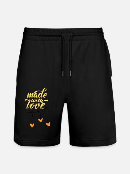 Made with Love - Short de jogging bio TRAINER Stanley/Stella unisexe - noir