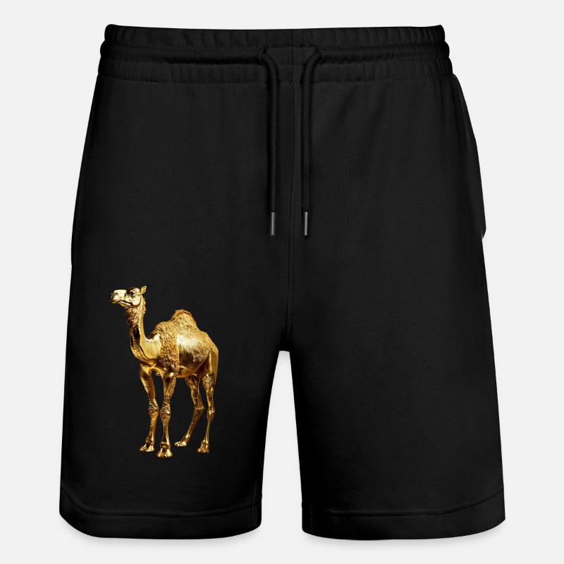 Kamel - Stanley/Stella Unisex Bio Joggingshorts Trainer  - Schwarz