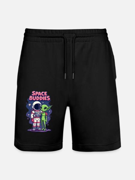 Copains de l’espace - Short de jogging bio TRAINER Stanley/Stella unisexe - noir