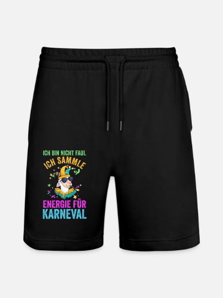 Carnival Costume Carnival - Stanley/Stella Trainer Unisex Organic Jogging Shorts - black