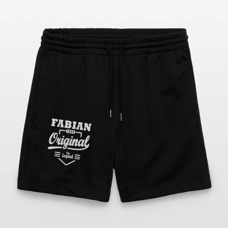 Fabian original gift personalized first name fabian Stanley/Stella Trainer Unisex Organic Jogging Shorts