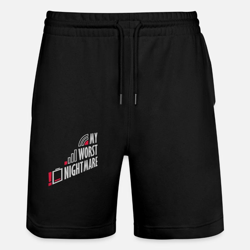 Drôle mon pire cauchemar - Short de jogging bio TRAINER Stanley/Stella unisexe - noir