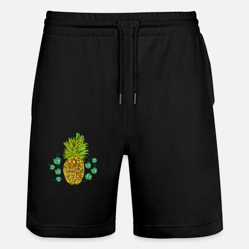 Ananas - Short de jogging bio TRAINER Stanley/Stella unisexe - noir