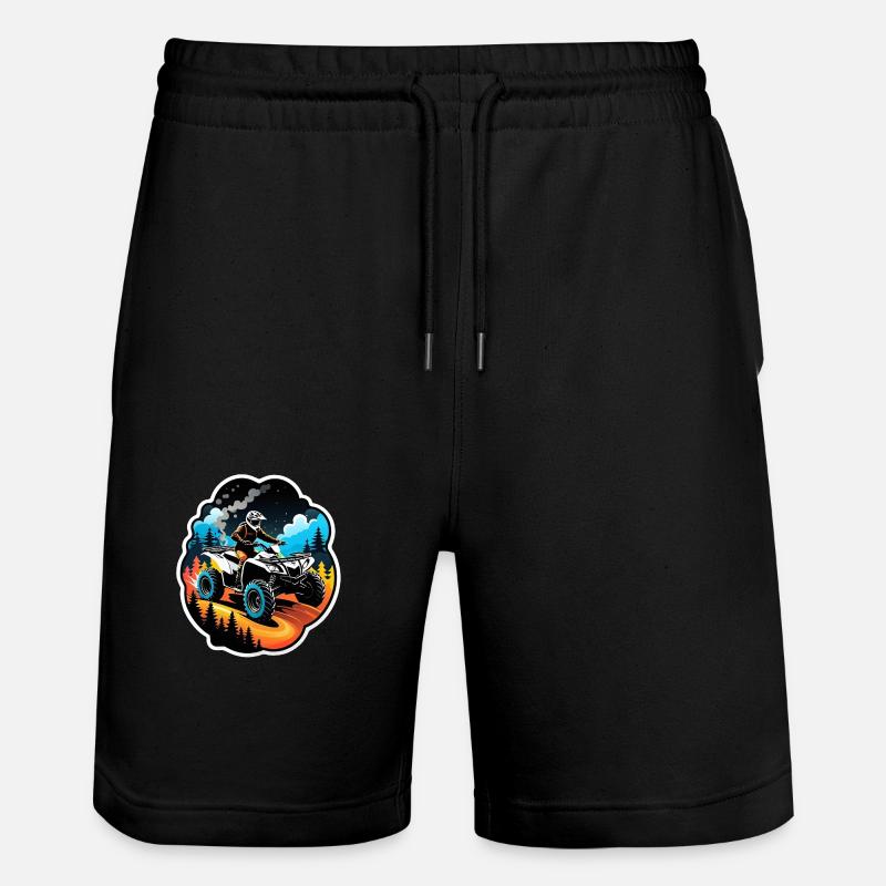 quad et tout terrain - Short de jogging bio TRAINER Stanley/Stella unisexe - noir