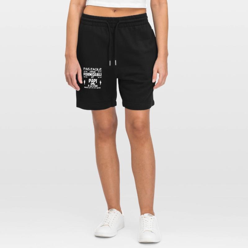 PAPI FORMIDABLE Short de jogging bio TRAINER Stanley/Stella unisexe