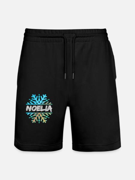 Noelia Noelia - Stanley/Stella Unisex Bio Joggingshorts Trainer - Schwarz