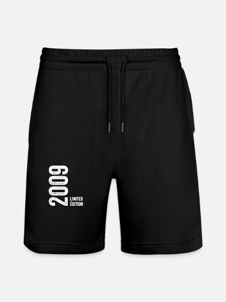2009 LIMITED EDITION - Stanley/Stella Trainer Unisex Organic Jogging Shorts - black