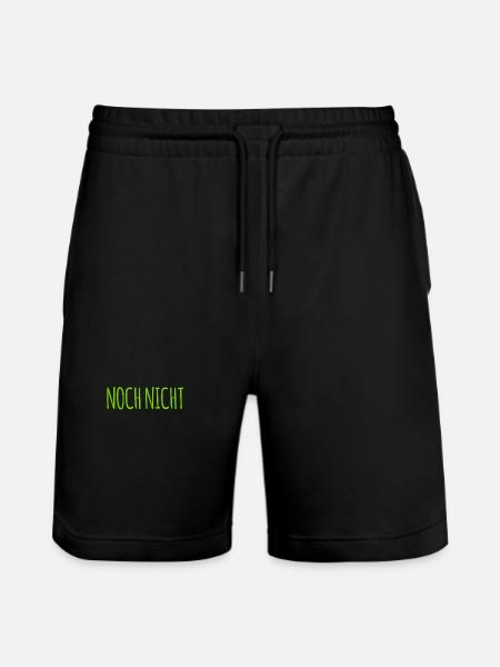 falscher Zeitpunkt - Stanley/Stella Unisex Bio Joggingshorts Trainer - Schwarz